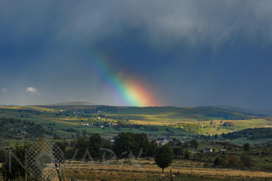 Arc-en-ciel en Aubrac