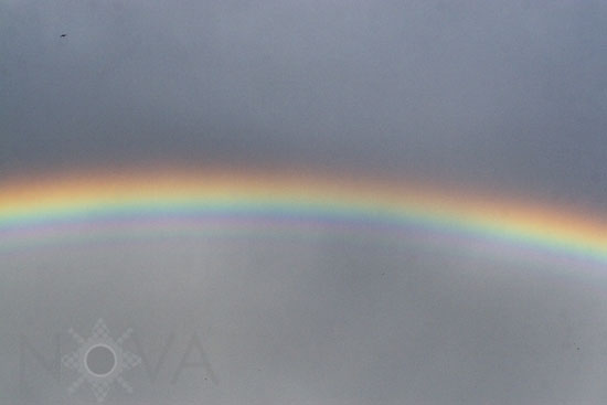 Rainbow with supernumerary rainbow