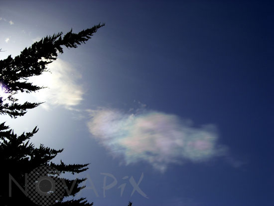 Nuage irisé
