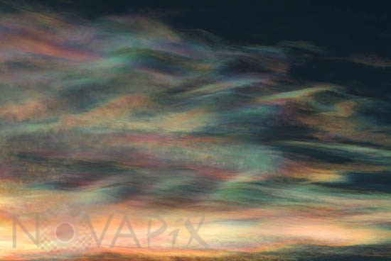Nacreous clouds