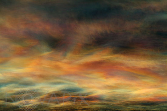Nacreous clouds