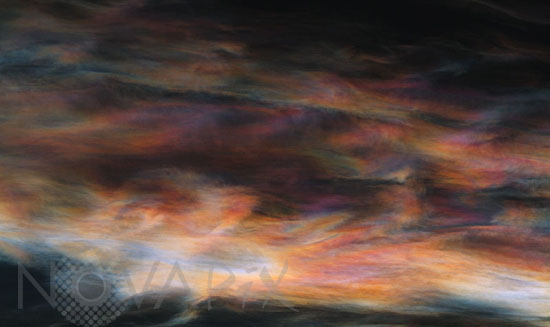 Nacreous clouds
