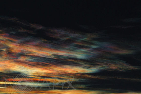Nacreous clouds