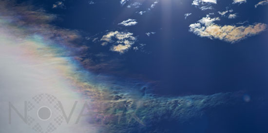 Nuages iridescents