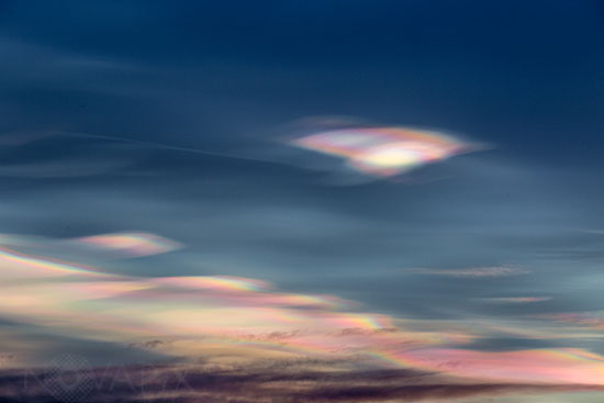 Nuages nacrés 