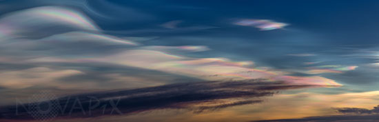 Nacreous clouds