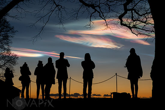 Observation de nuages nacrés - Norvège