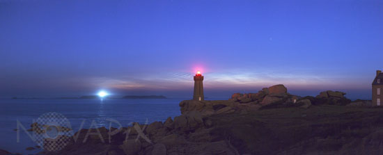 Noctilucent clouds in Brittany