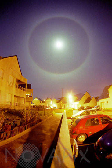 Halo autour de la Lune