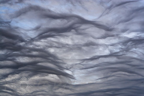 Nuages altostratus undulatus
