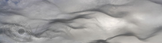 Nuages altostratus undulatus