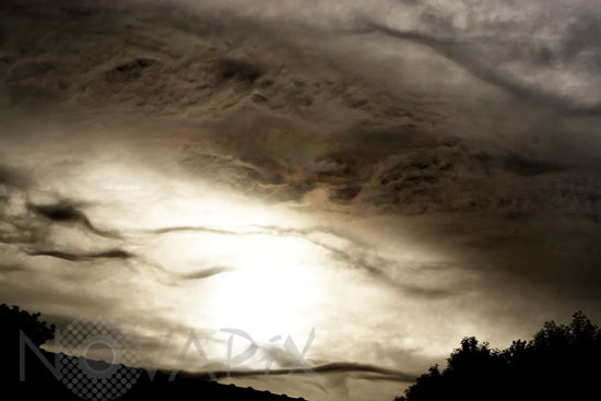 Nuages altostratus undulatus
