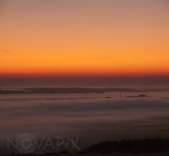 Crépuscule volcanique