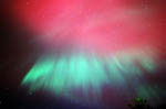 Aurore australe en Nouvelle-Zélande 2001