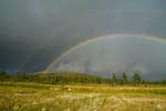 Arc-en-ciel en Laponie