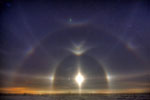 Halo autour de la Lune et Paraselene