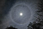 Halo autour de la Lune