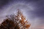 Halo autour de la Lune