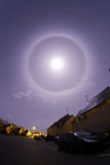 Halo autour de la Lune