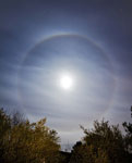 Halo autour de la Lune