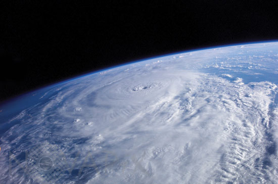 Ouragan Lili depuis ISS 10/2002