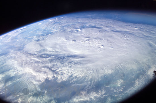 Ouragan Charley vu de l'espace. 08/2004