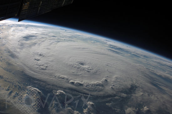 Ouragan Felix vu depuis ISS 09/2007