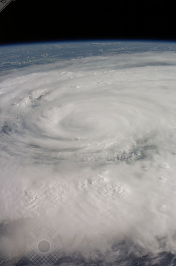 Hurricane Ike seen from space