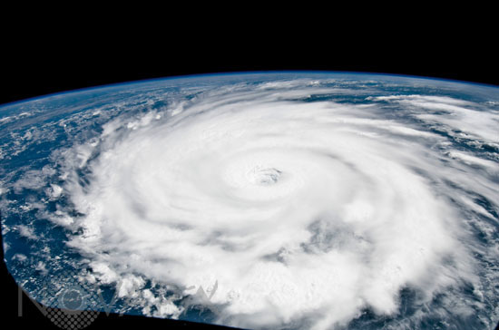 Ouragan Igor vu depuis l'espace