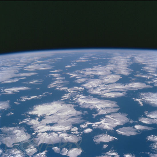 Stratocumulus vus depuis l'espace