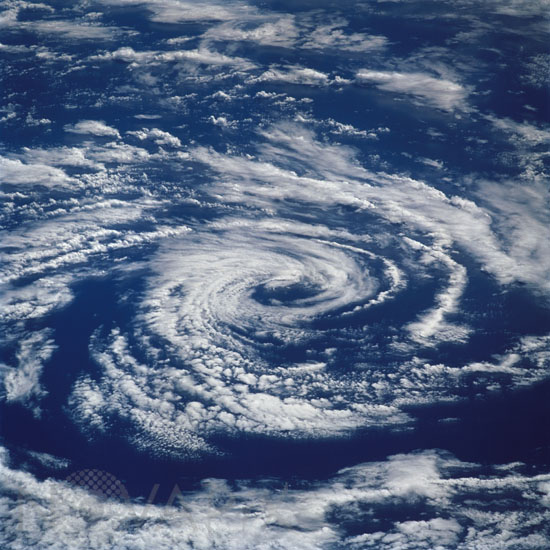 Nuages vus depuis l'espace