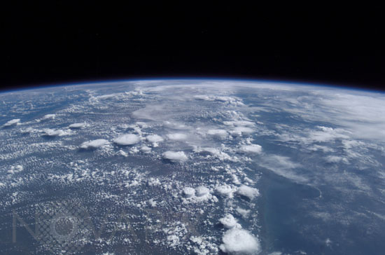 Clouds from Endeavour 02/2000