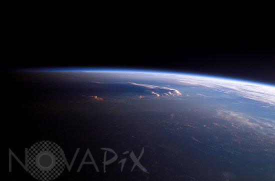 The earth terminator seen from the international space station