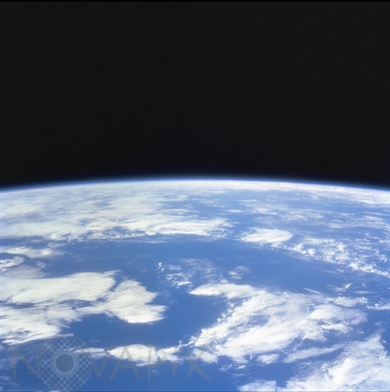 Earth from space shuttle Discovery 12/1999