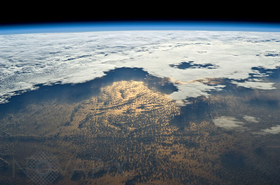 Earth clouds and atmosphere