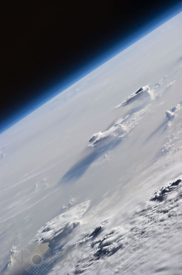 Nuages vus depuis l'espace