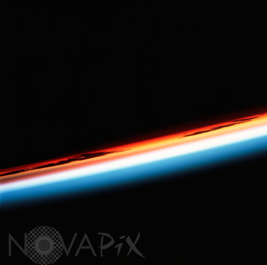 Earth's limb at sunrise