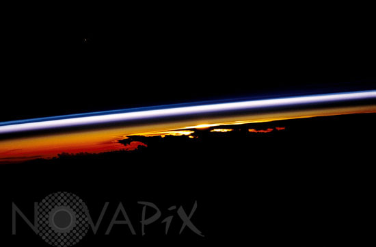 Earth observation of a sunrise
