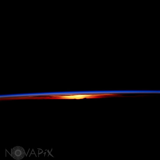 Sunset in earth atmosphere 03/1995