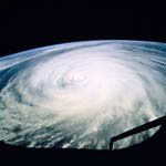 Ouragan Luis vu par la navette Endeavour. 09/1995