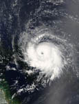Ouragan Ivan vu par le satellite Terra 09/2004