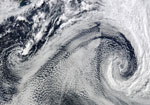 Cyclones sur l'Atlantique sud