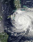 Ouragan Ike vu par satellite