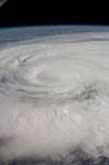 Ouragan Ike vu depuis l'espace