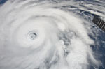 Ouragan Igor vu depuis l'espace