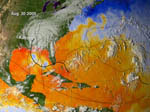 Ouragan Katrina vu par le satellite GOES-12