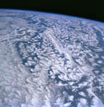 Nuages vus de l'espace