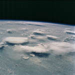 Cumulonimbus vus depuis l'espace