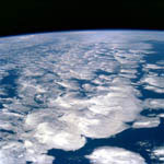 Stratocumulus vus depuis l'espace
