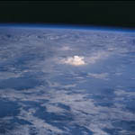 Nuages vus depuis Endeavour 02/2000